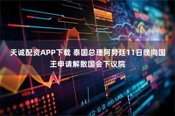 天诚配资APP下载 泰国总理阿努廷11日晚向国王申请解散国会下议院